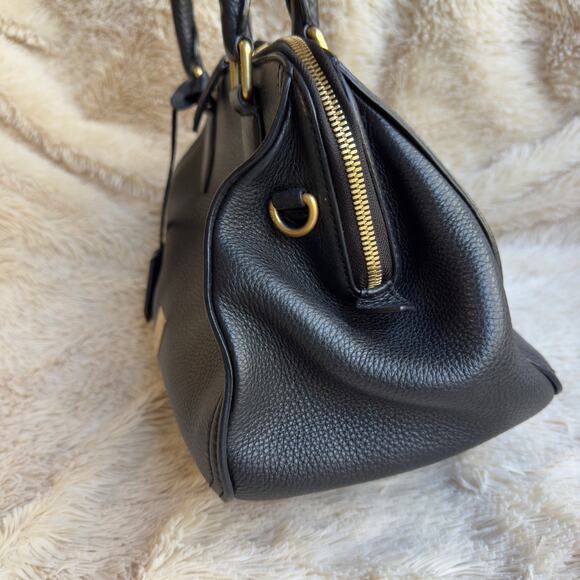 MCM Pebbled Leather Two-Way Handbag - Black - Picture 7 of 15